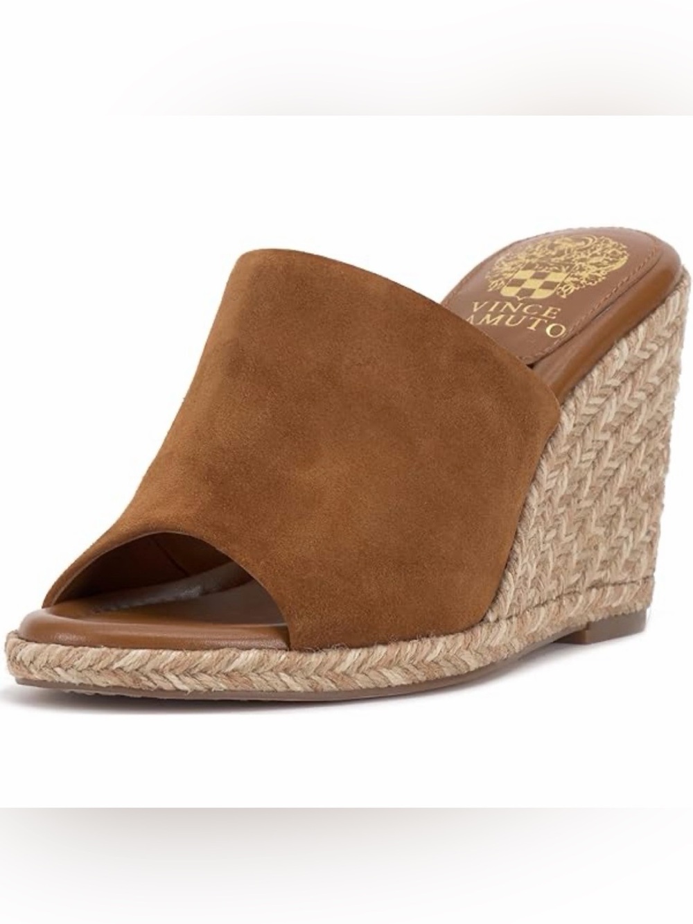 NEW Vince Camuto Tan Suede Wedge Heels